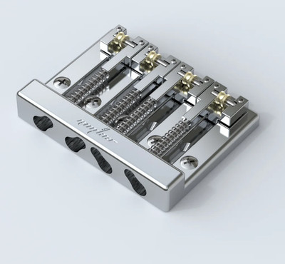 Guyker GB-406 verstellbarer Roller Bassgitarrensteg - UK-Bestand bei Retrovibe