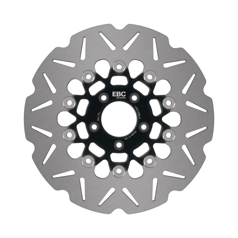 EBC Floating Vee Disc Black Hub - VR518BLK