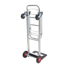 2 In 1 400Lbs Heavy Duty Aluminum Hand Truck Folding Trolley Dolly Cart Portable
