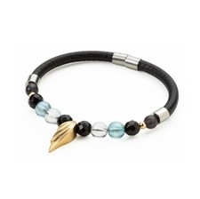phiten RAKUWA bracelet wings gold