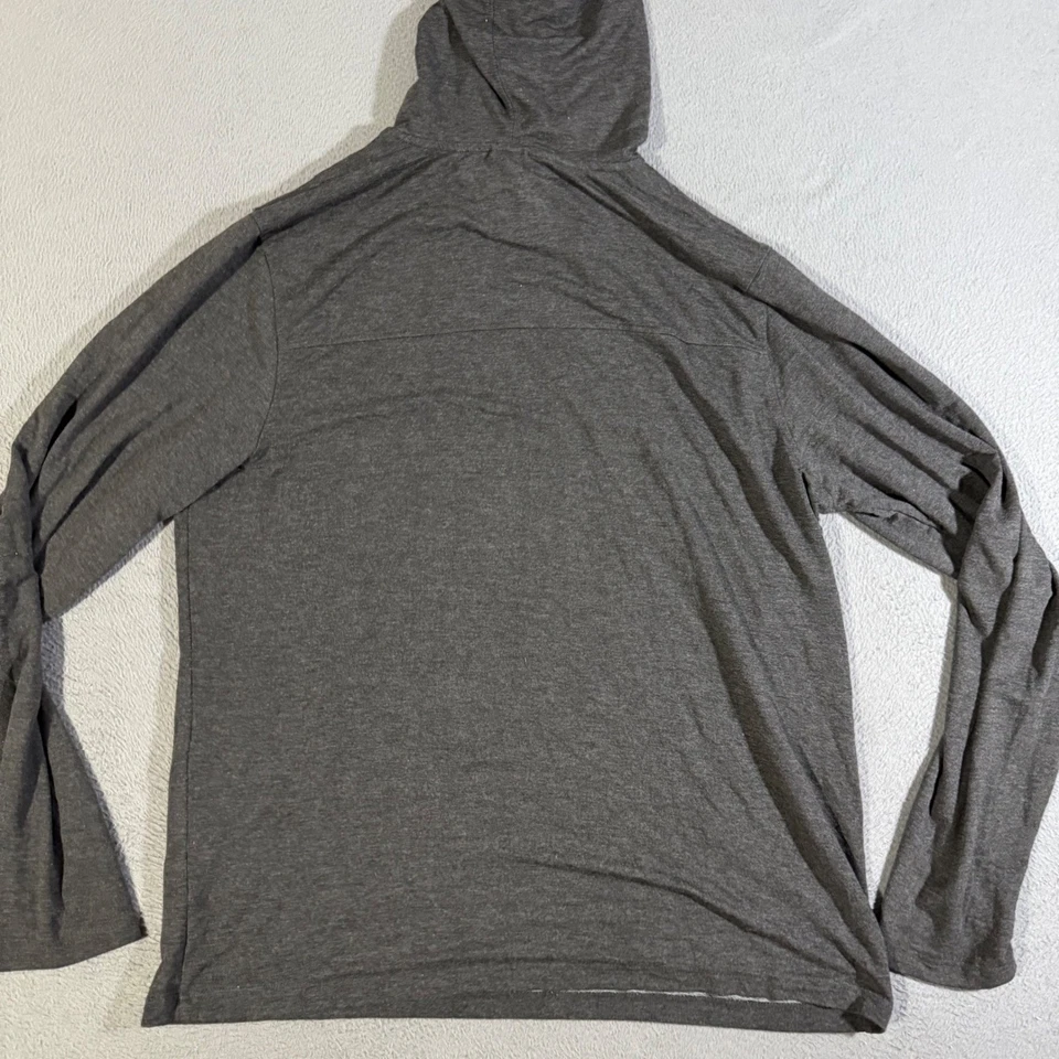 Gerry Hombres Gris Manga Larga Ligero Sudadera con Capucha Pullover con Bolsillo Canguro XL Foto 4 de 4