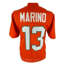 Dan Marino Jersey Orange Miami | Unisex Adult Sizes S-5XL Unsigned Custom Sewn