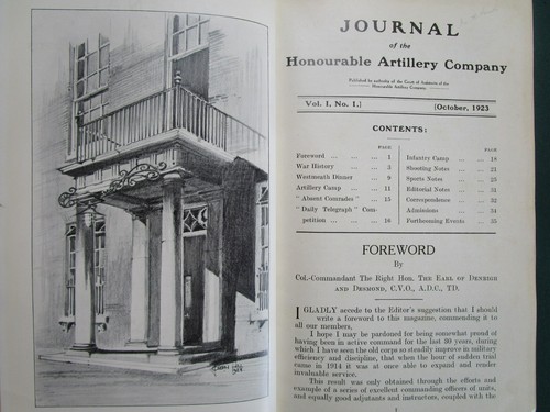 Journal of the Honourable Artillery Company Vols I - III: Oct 1923- Sep 1926 - Picture 3 of 20