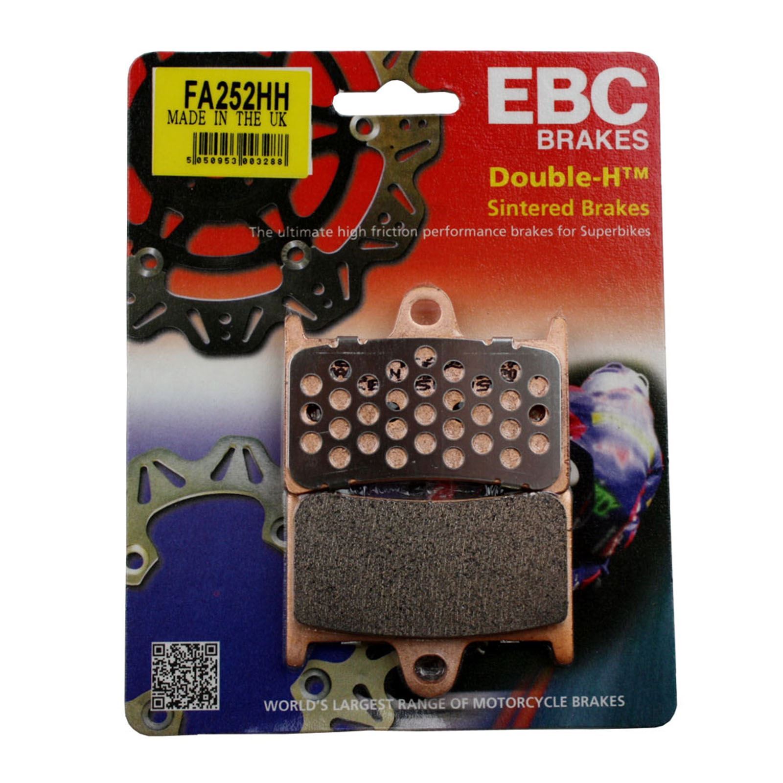 EBC FA252HH Sintered Brake Pads for Yamaha YZF-R1 98-99
