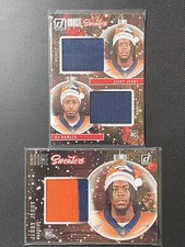 2020 Donruss Football Jerry Jeudy K.J. Hamler Rc Sweaters Lot Of 2 Broncos