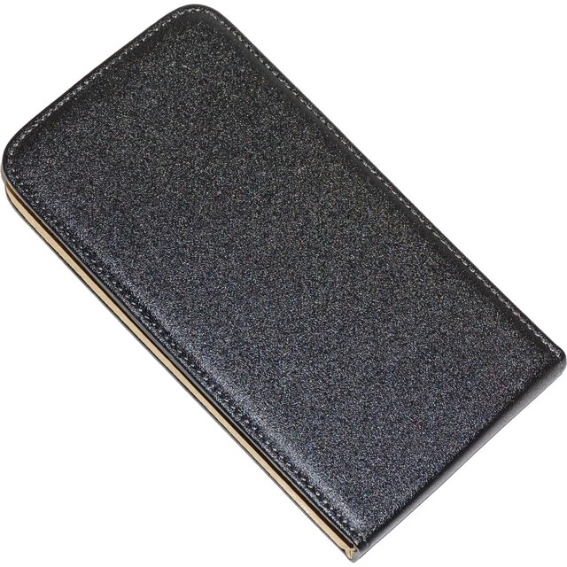 SFLIP CUSTODIA COVER BOOK FLIP LIBRO SILICONE CASE LG G3 BLACK NERO NUOVO - Immagine 2 di 4