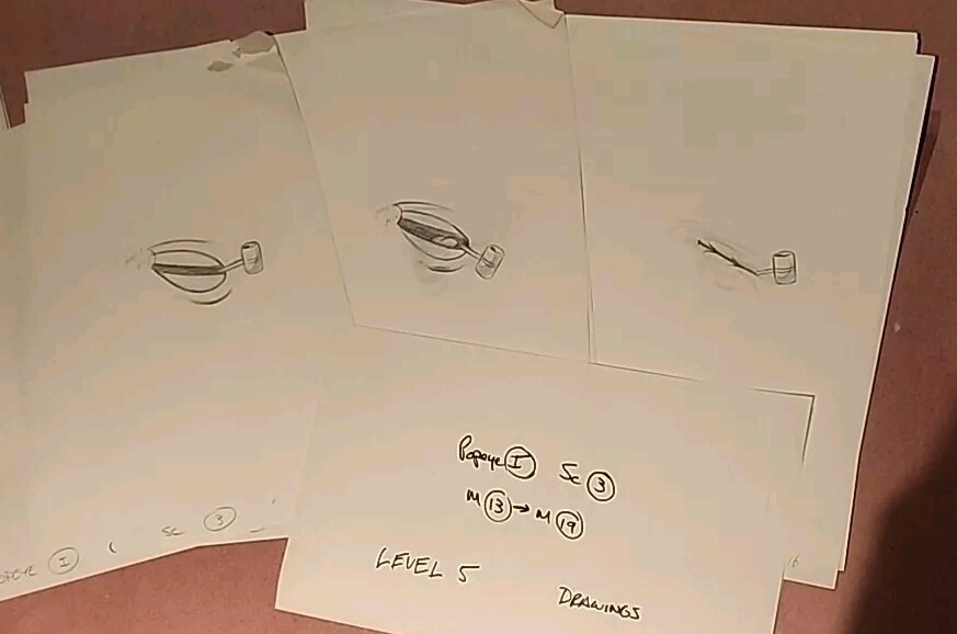 RARE Animation Artwork from Vintage Cocoa Puffs TV Ad Featuring Popeye