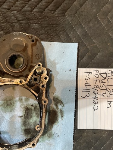 1984 HONDA ATC125M 85 inner crankcase stator spacer plate left side - Picture 6 of 11