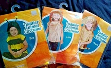 Toddler Dog Lion Bee Unisex  Hooded Halloween Costume choice 18-36 Months 