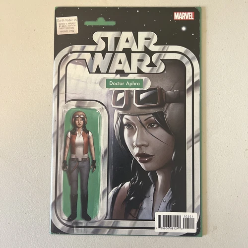 Star Wars #25 Doctor Aphra Action Figure Variant Marvel Comic NM 2016 JTC Vader