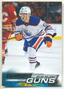 2022-23 Upper Deck Series Two Young Guns SP #461 DYLAN HOLLOWAY RC Blues