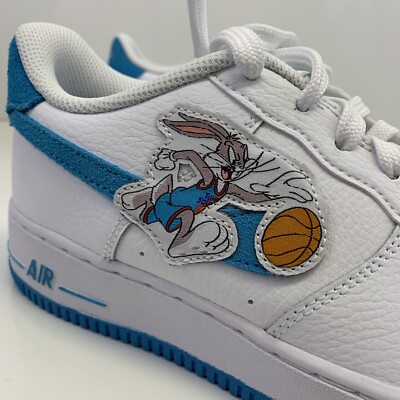 Nike Air Force 1 x Space Jam Low Hare Tune Squad Size 6Y