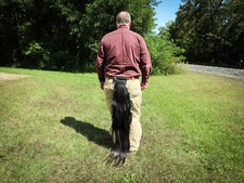 Wearable Cosplay Real Horse Tail with Belt Attachment 1429-H-G8529 Y1F