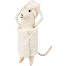 Primitives by Kathy Bathtime Mouse Felt Critter 453981