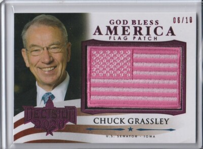 CHUCK GRASSLEY 2020 DECISION GOD BLESS AMERICA 6/10 U.S.A.
