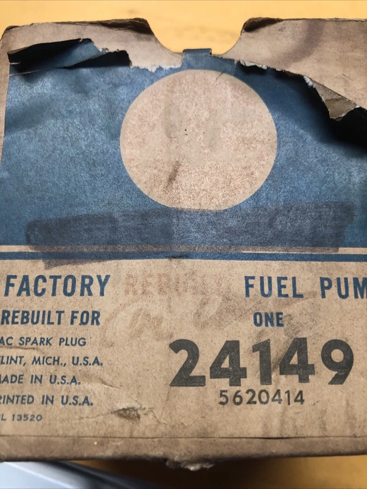 1955-56-57 CHEVROLET 6 ЦИЛИНДРОВ AC GM ТОПЛИВНЫЙ НАСОС В КОРОБКЕ 24149 - Изображение 4 из 4