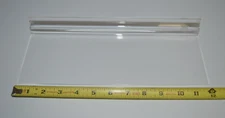 Universal Clear Acrylic Shoe Slatwall Display Shelf, 12" X 4-3/4"