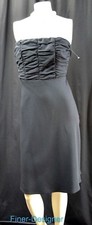 The Limited dress strapless knee gown ruching sexy A line LBD party Size 0 S NEW