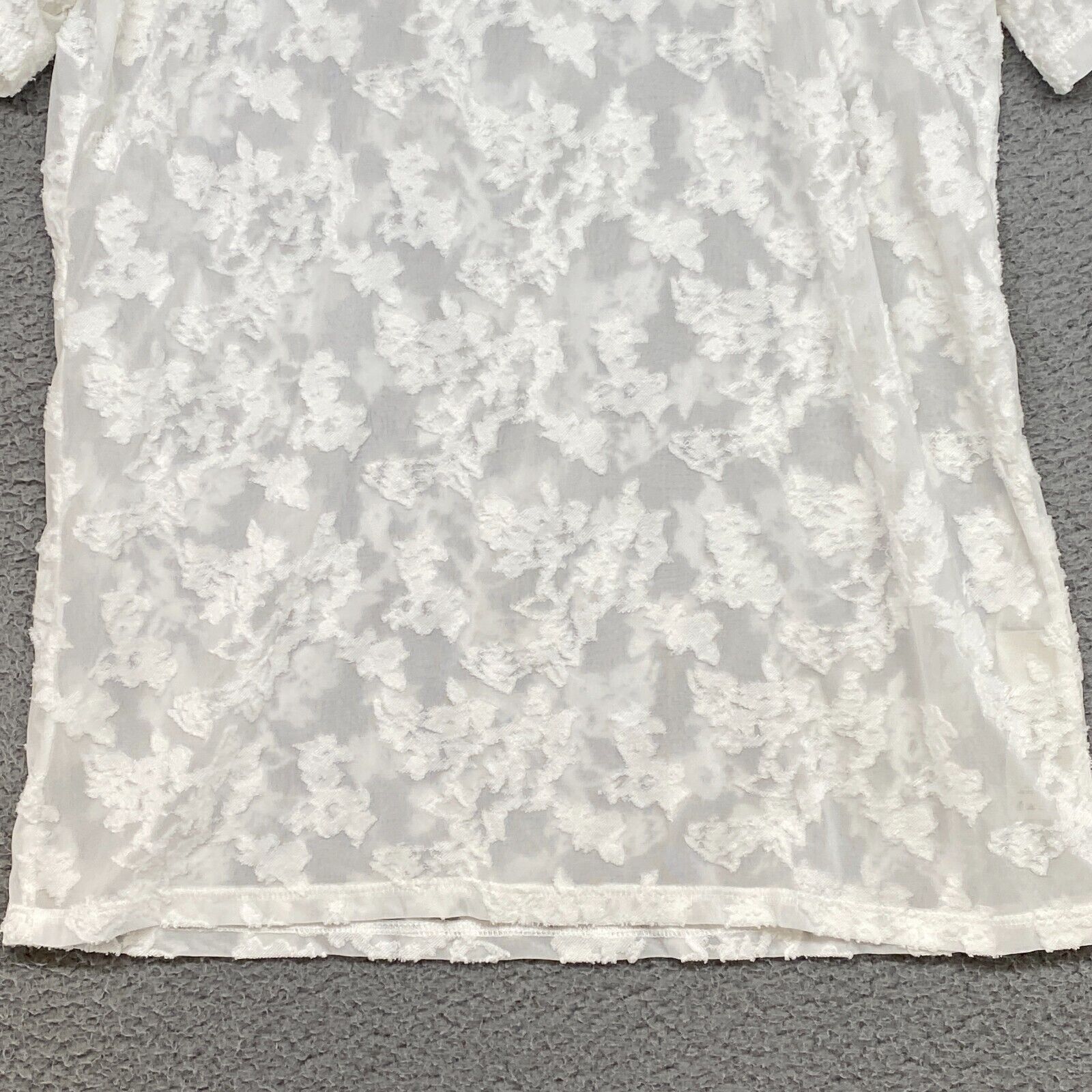 Wilfred Top Womens Small Lace Sheer White Dainty … - image 3