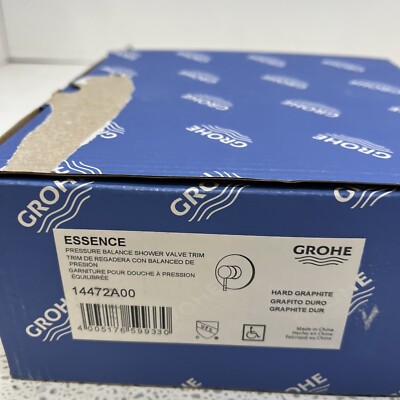 Grohe 14 472 Essence Pressure Balanced Valve Trim Only - Hard Graphite READ