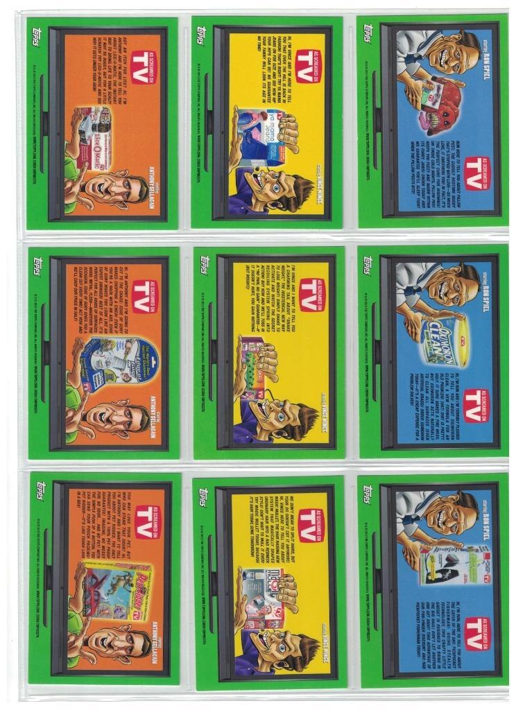 2013 WACKY PACKAGES ALL NEW SERIES 10 AS SCREAMED ON TV COMPLETE