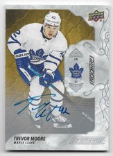19/20 UPPER DECK ENGRAINED ROOKIES AUTOGRAPH Trevor Moore #83 GROUP D