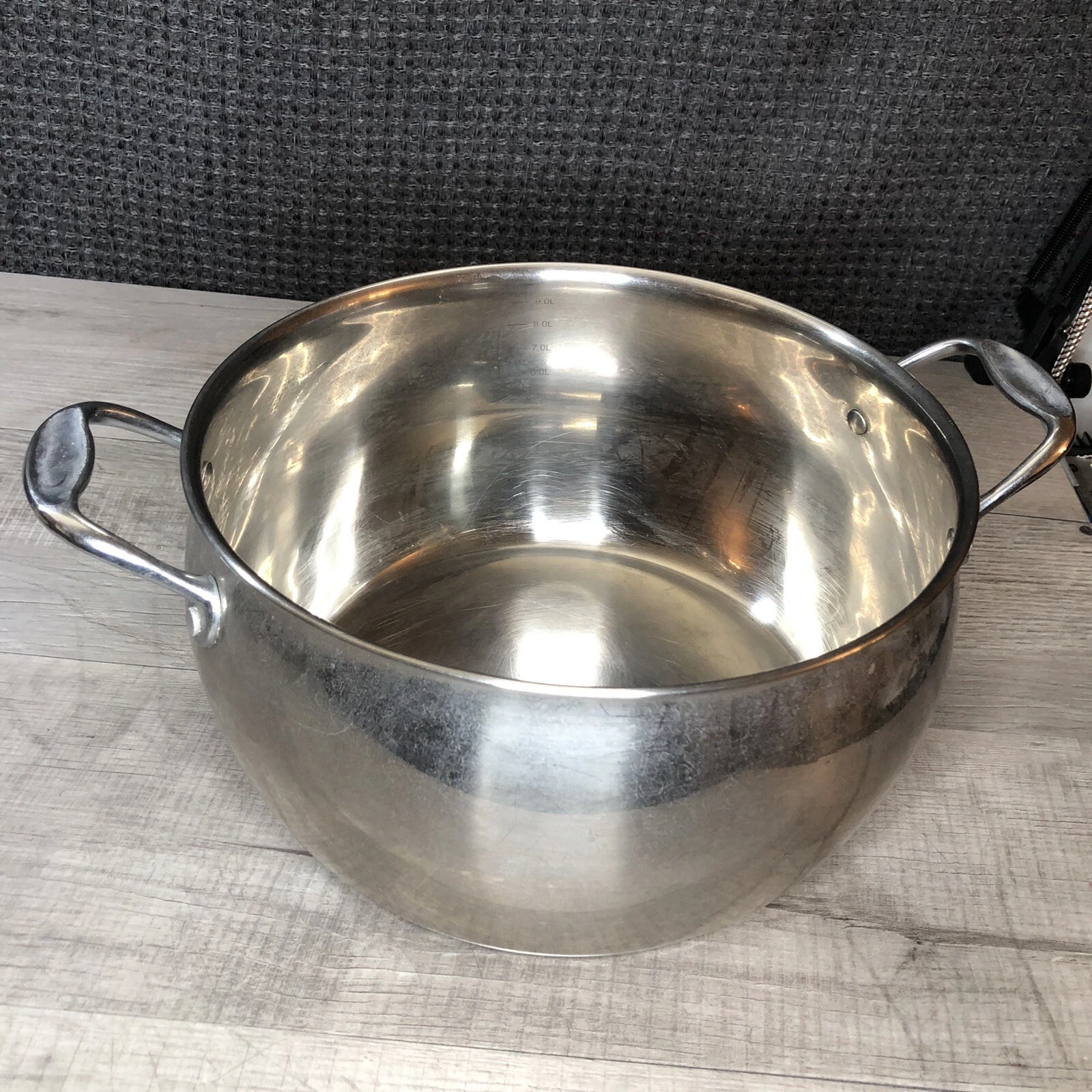 David Burke Gourmet Pro 11qt Stainless Steel Stockpot No Lid