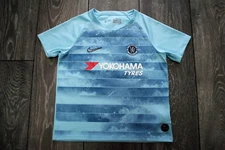 KIDS BOYS 6-7 Years L CHELSEA LONDON 2018/2019 THIRD FOOTBALL SHIRT JERSEY NIKE