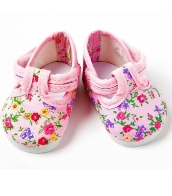 FRILLY LILY PINK FLOWER DOLLS SHOES TO FIT OUR
