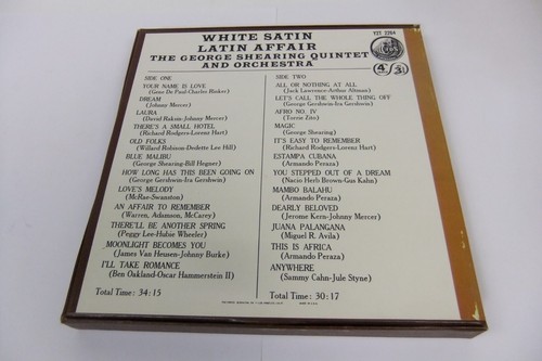 The George Shearing Quintett weiß Satin Latin Affair Tonbandspule - Bild 5 von 10