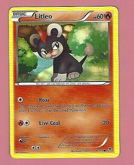 POKEMON LITLEO CARD