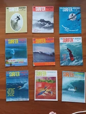 SURFER SURFING MAGAZINE  SURF SURFER  1960 VOL 1 n 1  & 2n1 1#1 2#1 TO VOL. 30