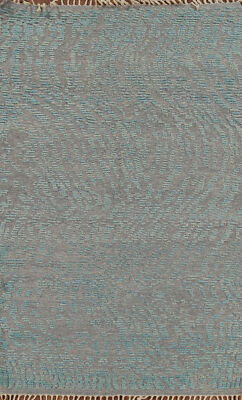 Custom Luxury Hand-Knotted Moroccan Wool Rug Modern Home Decor 5x8 ft
