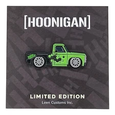 2023 Leen Customs SEMA Show Hoonigan Chevy C10 Truck Green Machine Hat Pin #208