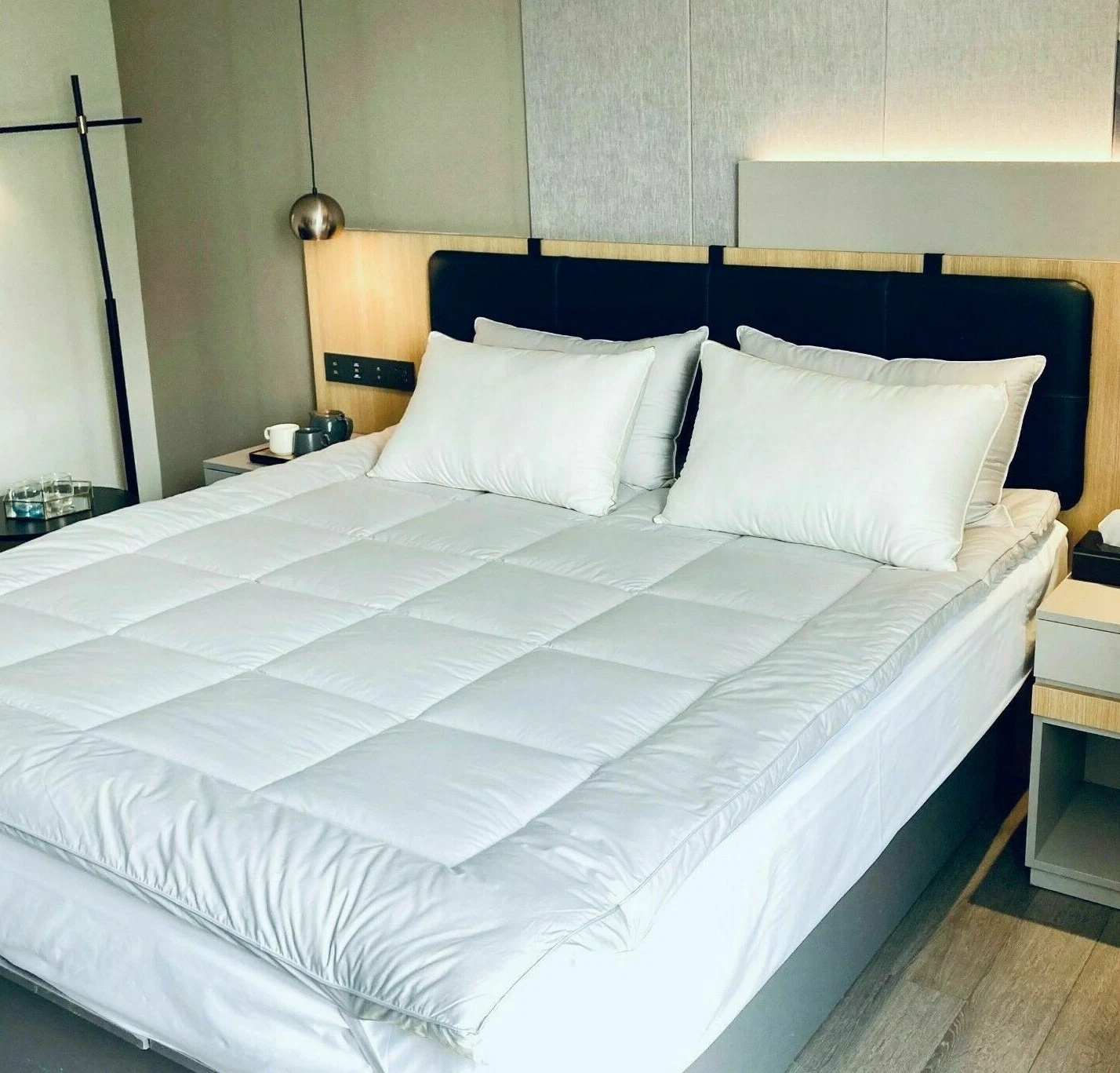 Comfort-Touch Luxury Fibre Mattress Topper✔️All Sizes Extra Thick Hotel Comfort
