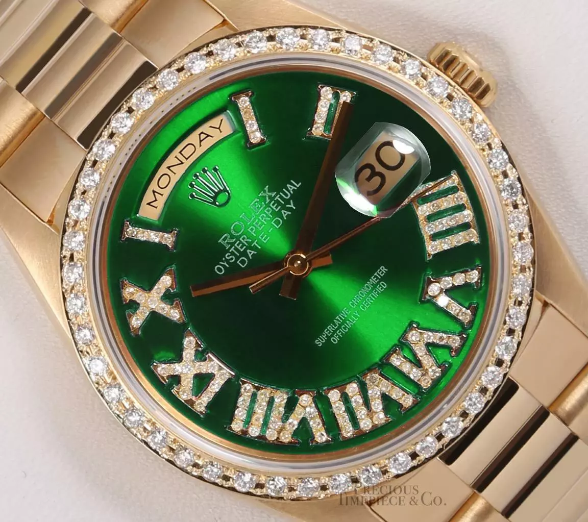 Rolex 18038 green clearance dial