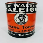 Lg Sir Walter Raleigh Tobacco Store Advertising Display  - Empty Tin