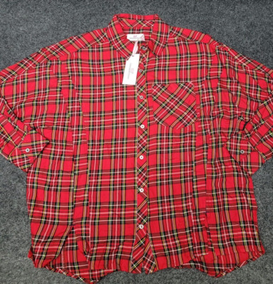 Vineyard Vines Shirt Womens 2 Red Plaid Weekend Button Down Relaxed Christmas
