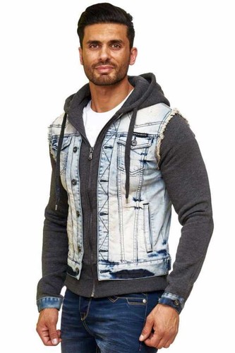 Cipo \u0026 Baxx PORTLAND Mens Jeans Hood 