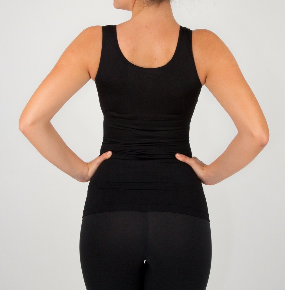 Camiseta Moldeadora Yummie Lena Sin Costuras - Control Moderado, Copa Hasta G, Ideal Para Usar Debajo De Ropa