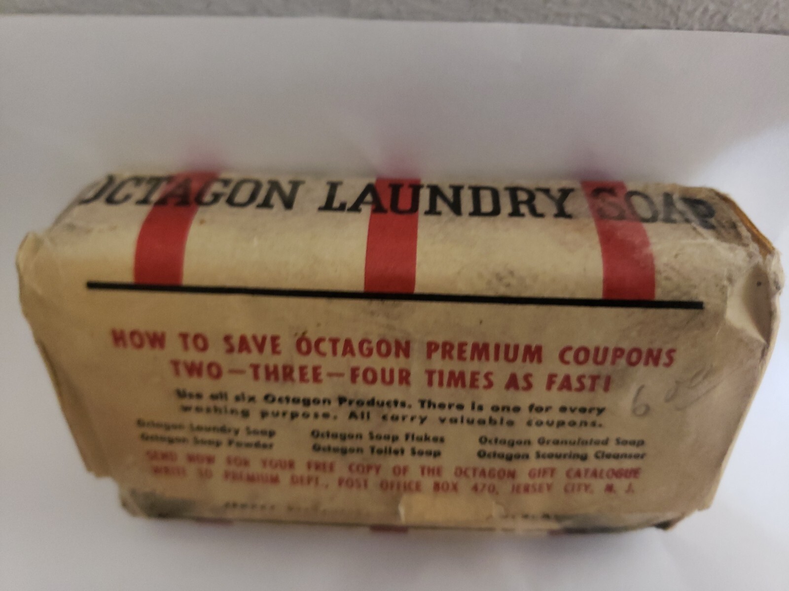 Vintage Bar of Colgate's Octagon Laundry Soap In Original Wrapper eBay