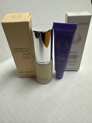 EYE DUO! Kat Burki Nutrient-C Eye Cream And T+L Angel Eyes Eyeshadow Primer/Base