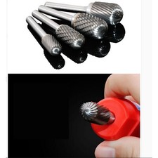 Fresa rotativa in carburo di tungsteno 3-16 mm gambo 6 mm metallo smerigliatrice trapano