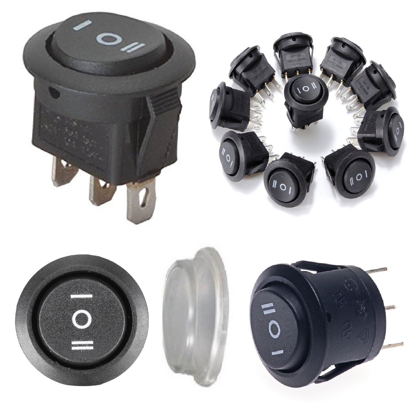 Mxuteuk 2 PZ Interruttore A Pulsante Momentaneo Da 12 Mm - Foto 7