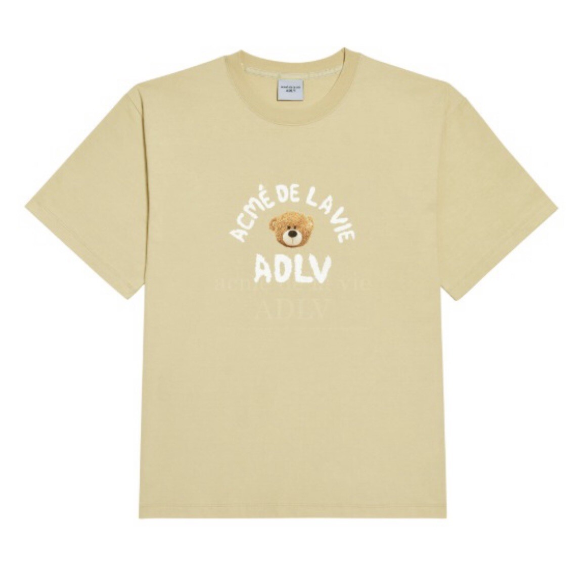 Tシャツ・カットソー ADLV BEAR APPLIQUE PIGMENT WASHING SHORT SLEEVE T-SHIRT MUSINSA | acmé de la vie BEAR APPLIQUE PIGMENT WASHING SHORT