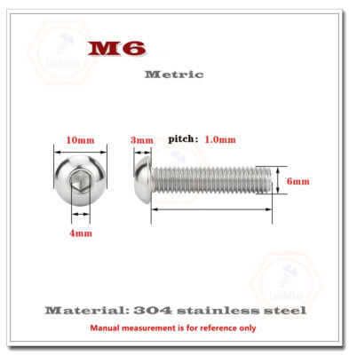 Assortment Of M3 M4 M5 Stainless Steel Allen Head Socket Cap Screws - Machine Screws