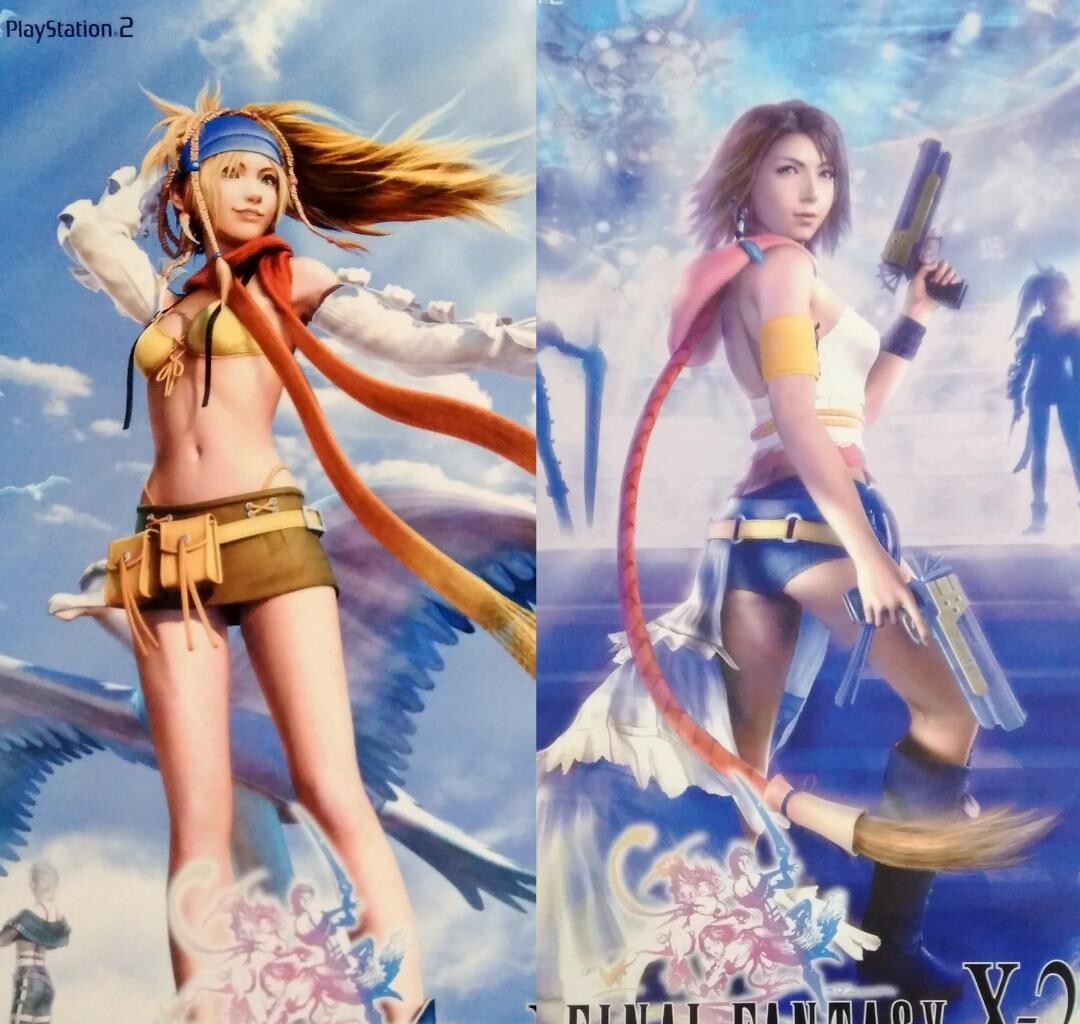 Yuna✿.•¨•❀ Final Fantasy X-2 Non-Retail Poster Set of 2 Yuna Backpack