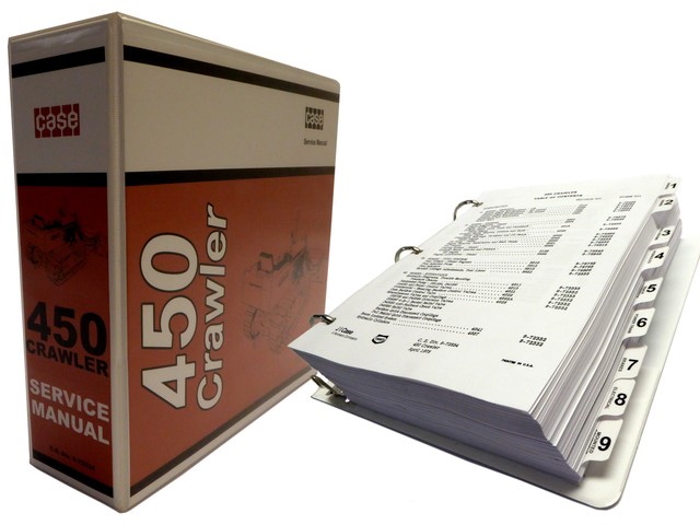 Case 450 Crawler Dozer Bulldozer Service Manual Repair Shop Book New With Binder