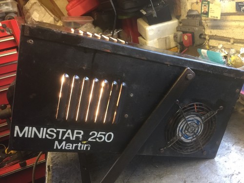 2x Martin Professional Ministar Vintage 250w Twister Dj Club Disco Moon Effect - Picture 3 of 6