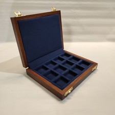 Numismatic Box For 12 Pound Coins, Marenghi, Follis, Ancient Coins...